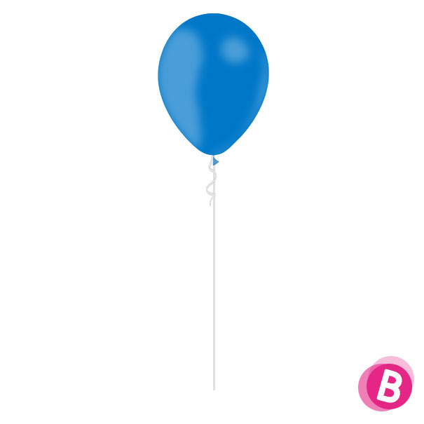 Ballon Latex Bleu Roi