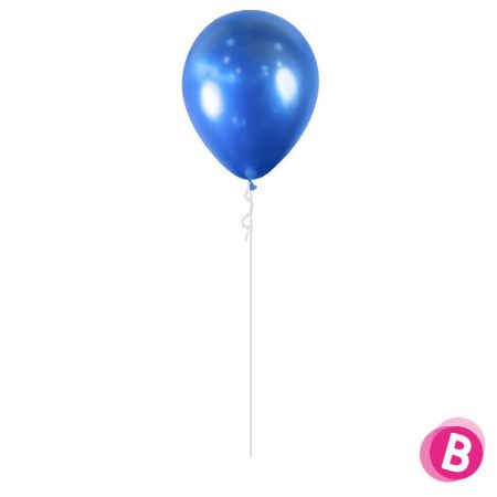 Ballon Chrome Bleu