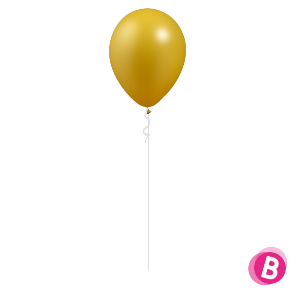 Ballon Latex Or