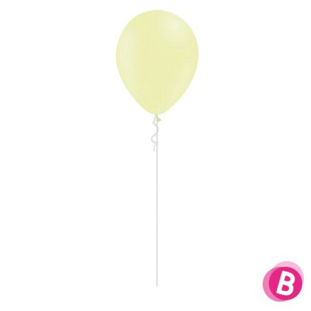 Ballon Latex Pastel Jaune