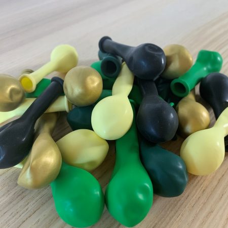 Pochette de 25 petits ballons Nature Gold