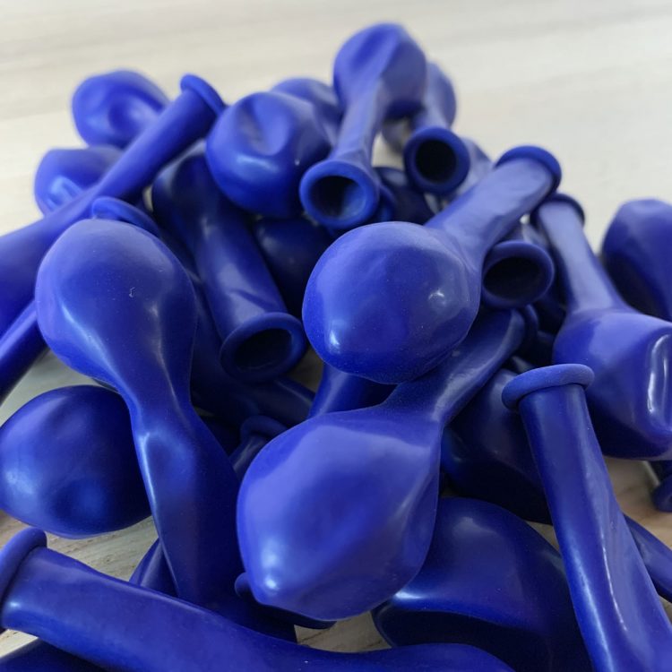 Pochette de 25 petits ballons Bleu Marine