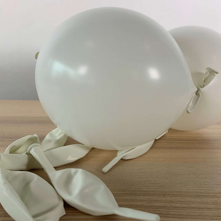 Ballons de construction Blanc