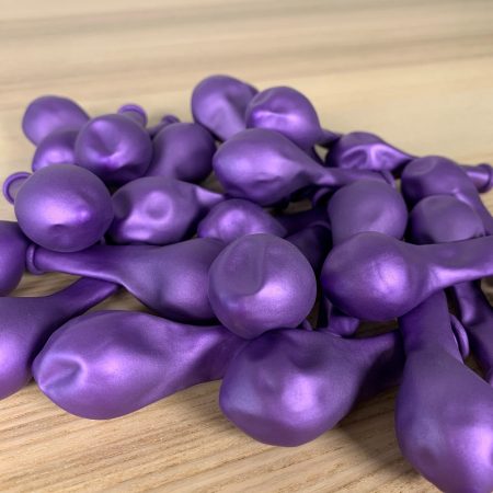 Pochette de 25 petits ballons Violet Brillant
