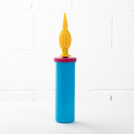 pompe double action bleue et jaune