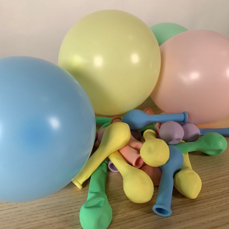 25 petits ballons Pastel Assortis