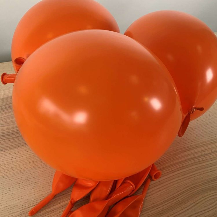 Ballons de construction Orange 30cm