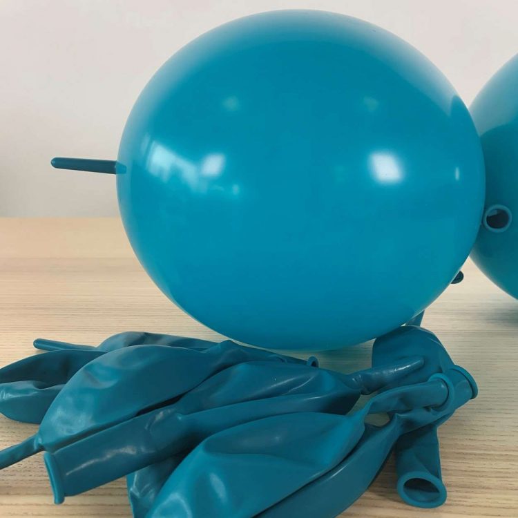 Ballons de construction Turquoise 30cm