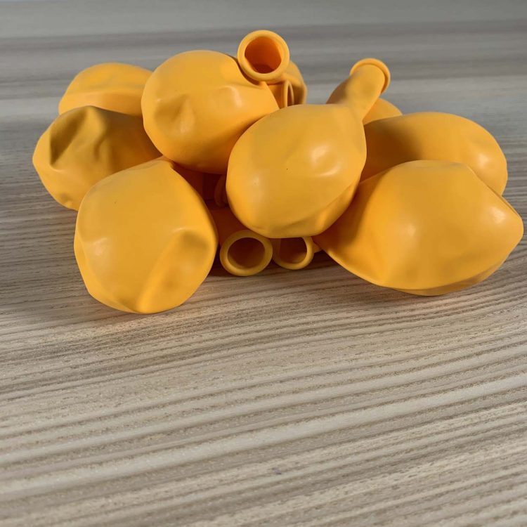pochette ballons 30cm jaune or
