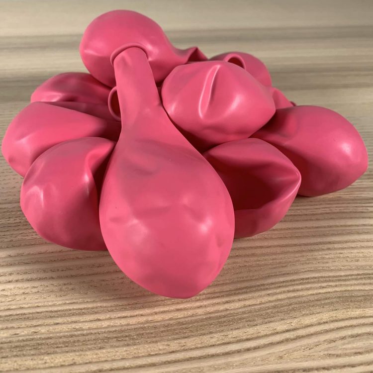pochette ballons 30cm rose