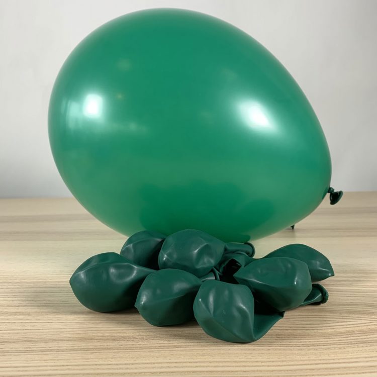 ballons 30cm vert foret gonflé