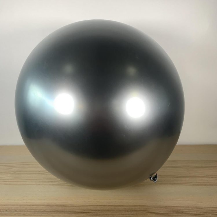 Ballon 60cm Argent Brillant Gonflé