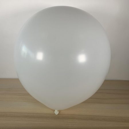 Ballon 60cm Blanc Gonflé