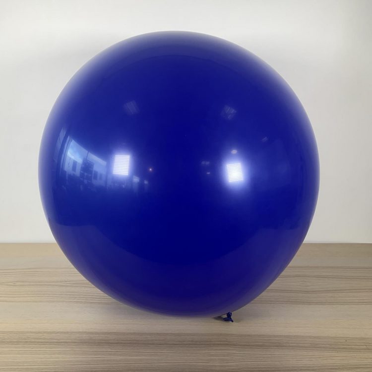 Ballon 60cm Bleu Marine Gonflé