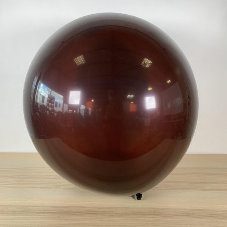 Ballon 60cm Chocolat gonflé