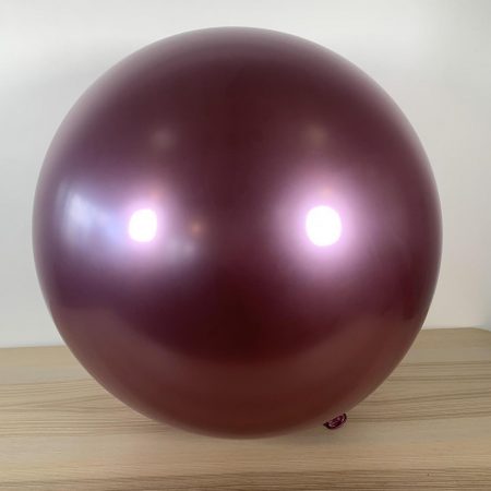 Ballon 60cm Mauve Brillant Gonflé