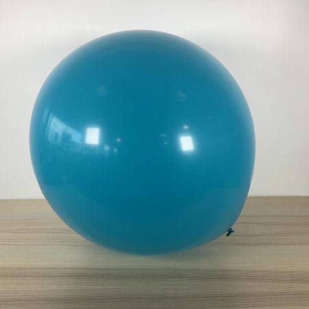 Ballon 60cm Turquoise Gonflé