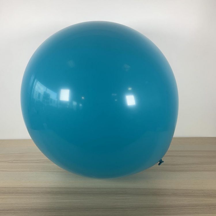 Ballon 60cm Turquoise Gonflé