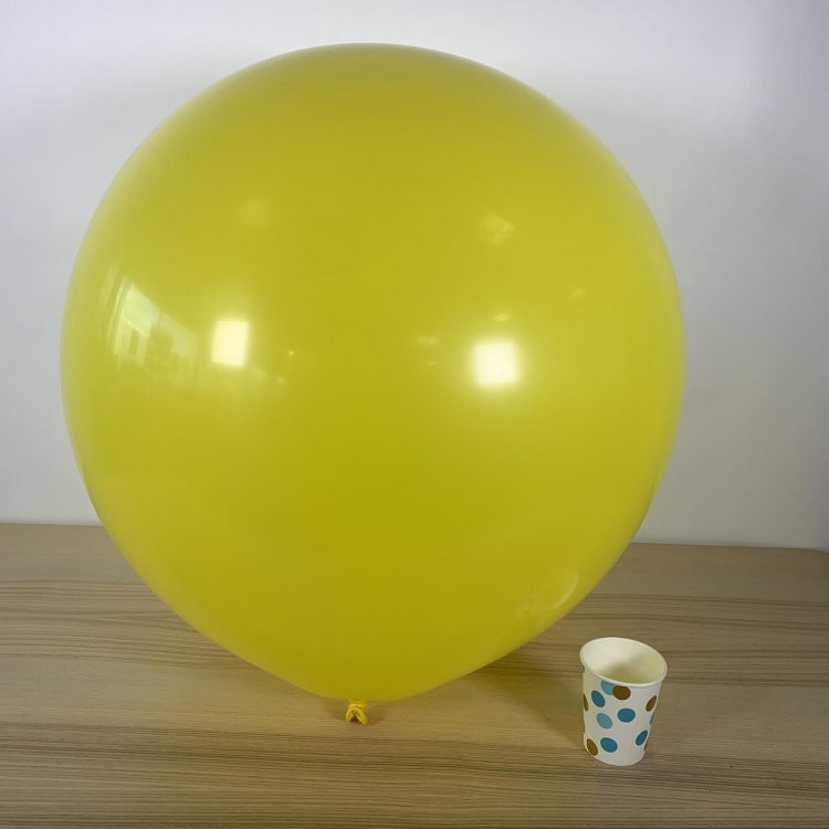 Ballon géant 60cm Jaune Citron