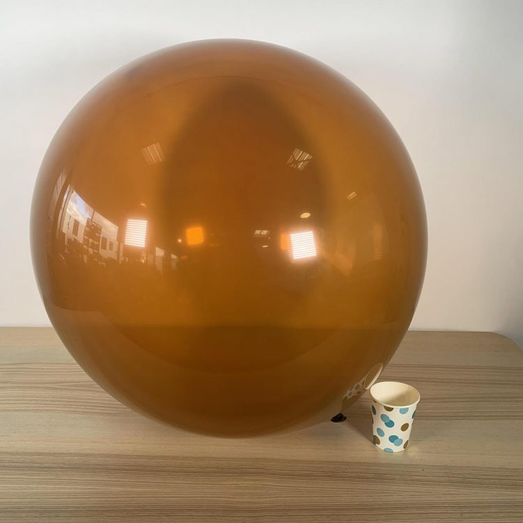 Ballon géant 60cm marron