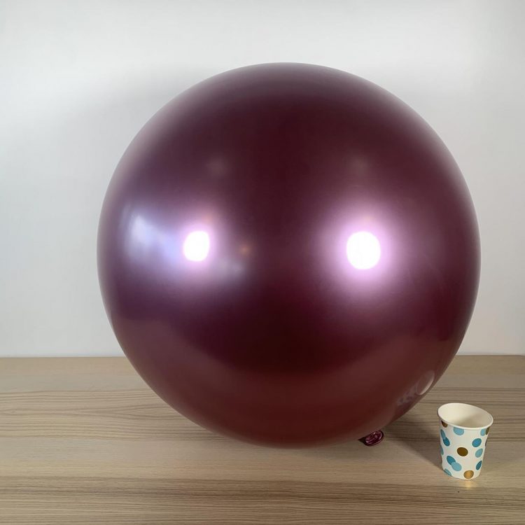 Ballon géant 60cm Mauve Brillant