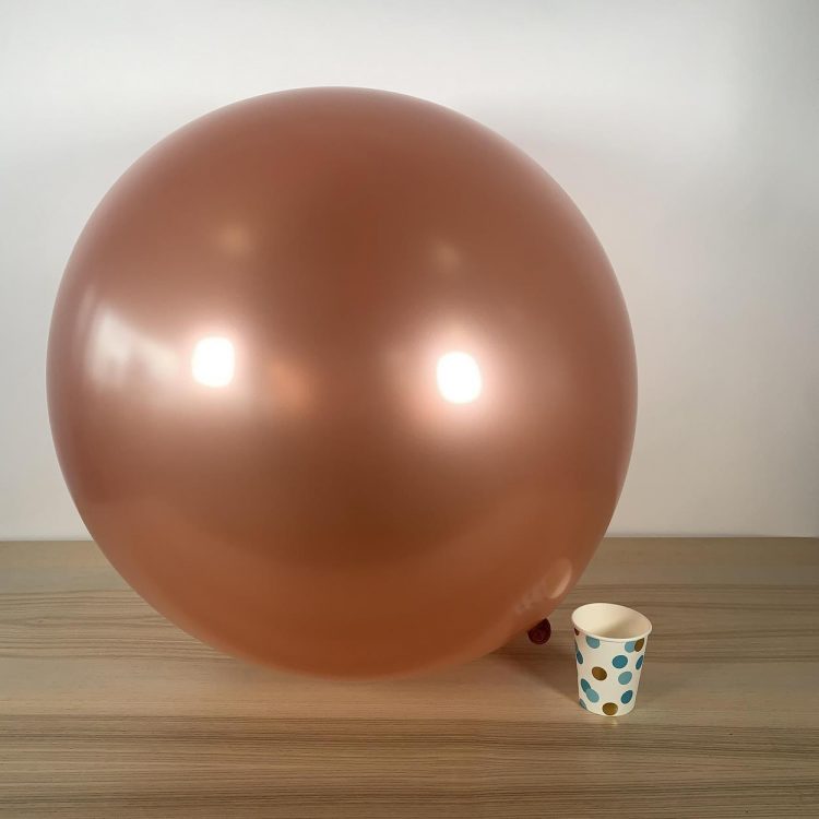 Ballon géant 60cm Rose Gold Métal