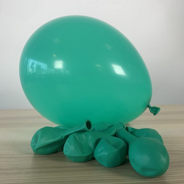 Ballons 30cm menthe Gonflés
