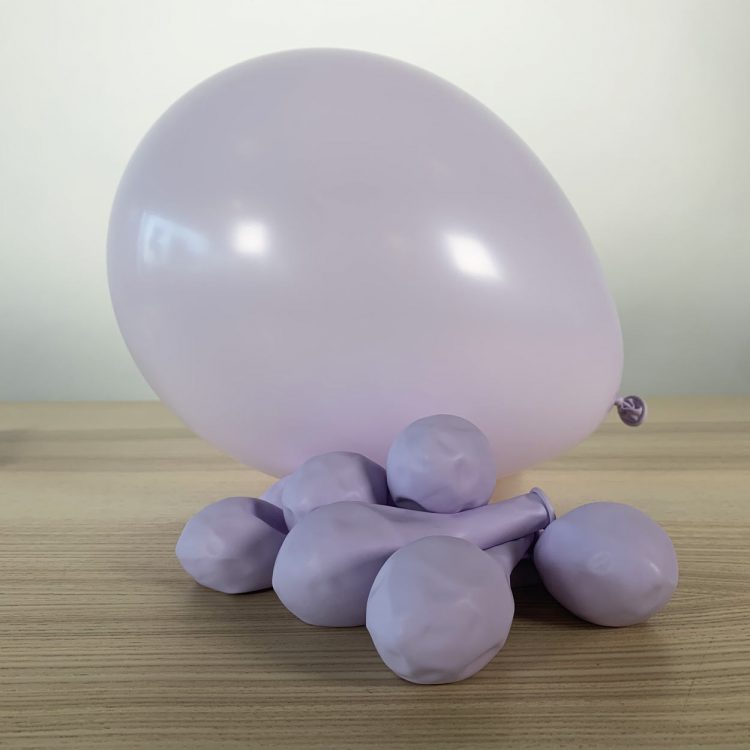 Ballons 30cm Pastel Lavande Gonflés