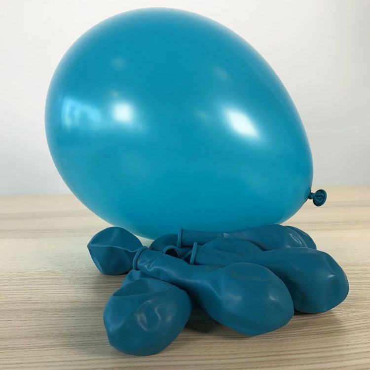 Ballons 30cm Turquoise Gonflés