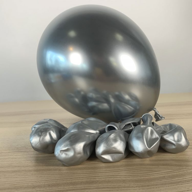 Ballons 30cm Argent brillant