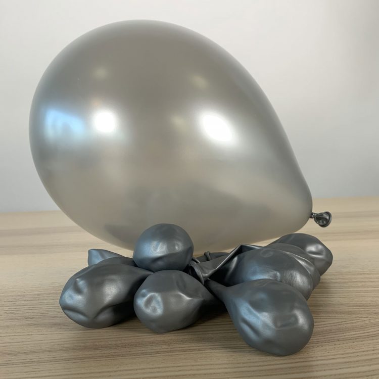 Ballons 30cm Métal Argent