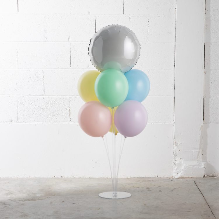Bouquet de Ballons 7 Tiges Pastel