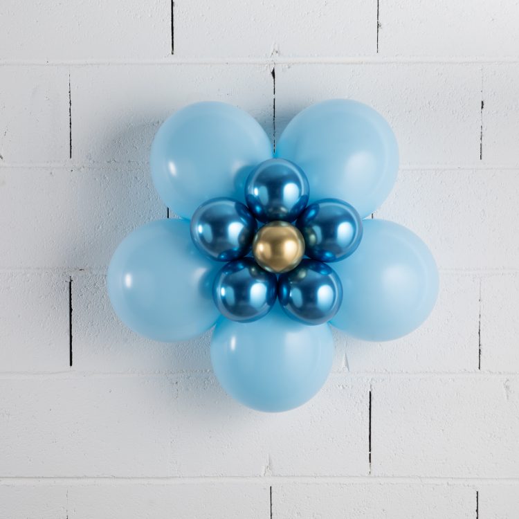 Fleur en ballons Bleu