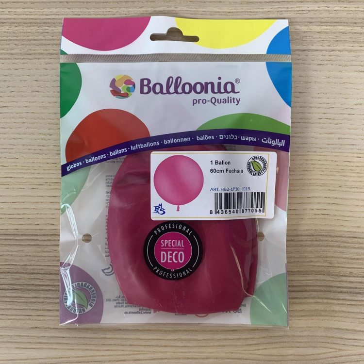 Pochette Ballon 60cm Fushia