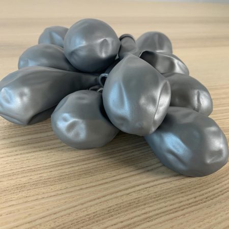 Lot Ballons 30cm Métal Argent