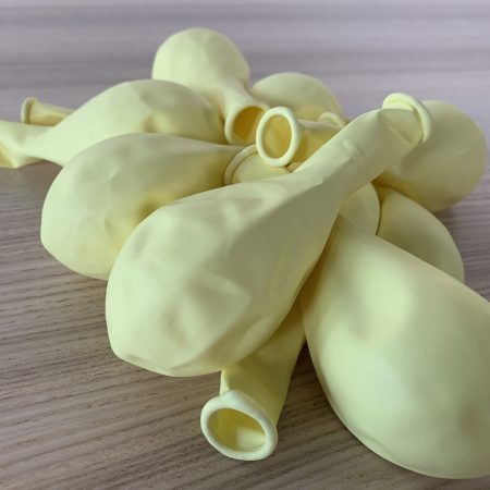 Lot de ballons 30cm Pastel Jaune