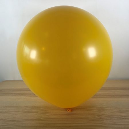Ballon 60cm Jaune Or Gonflé