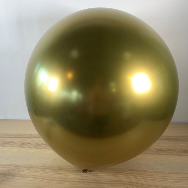 Ballon 60cm Or Brillant Gonflé