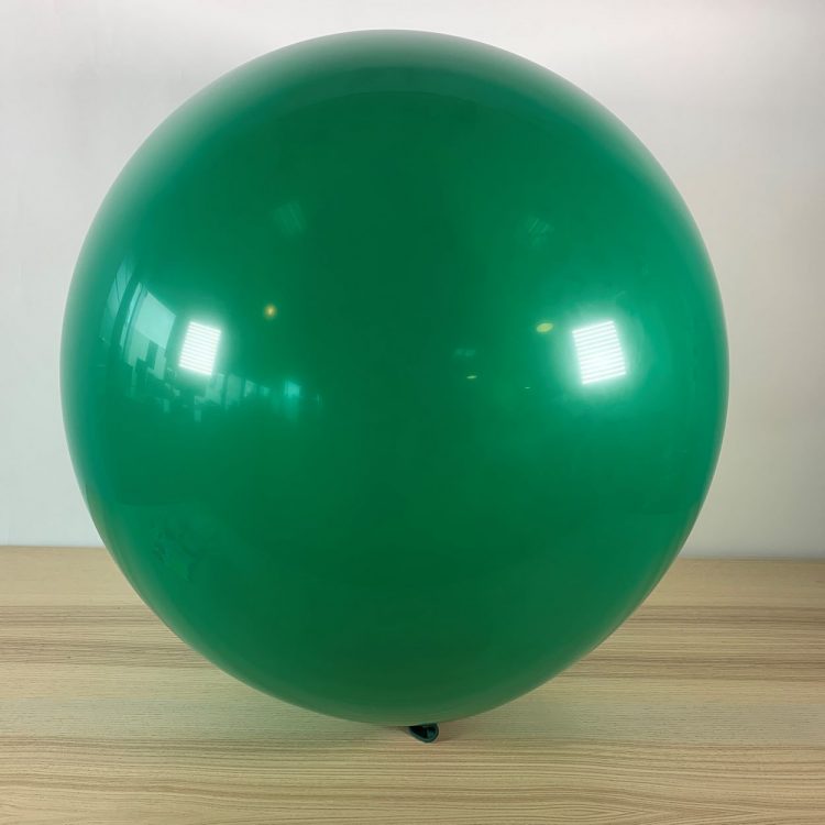 Ballon 60cm Vert Forêt Gonflé