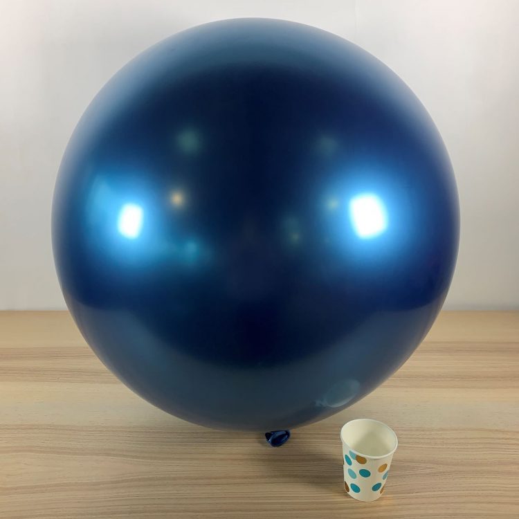 Ballon géant 60cm Bleu Brillant