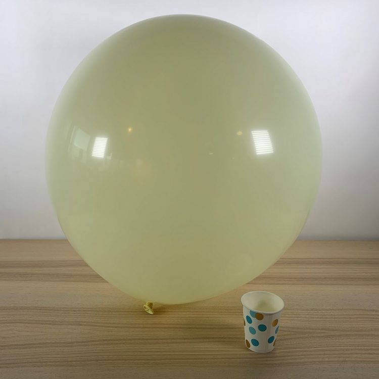 Ballon géant 60cm Ivoire