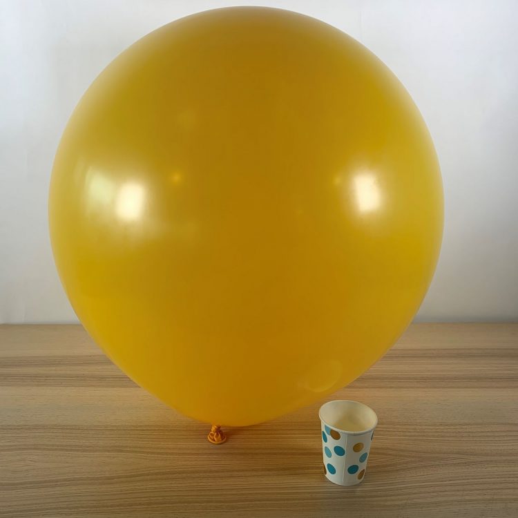 Ballon géant 60cm Jaune Or
