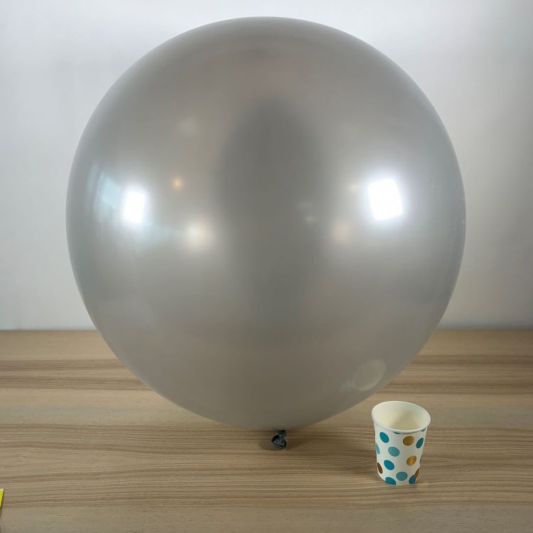 Ballon géant 60cm Métal Argent