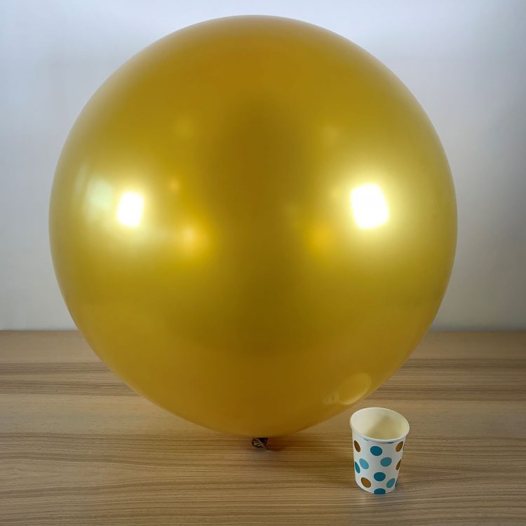Ballon géant 60cm Métal Or