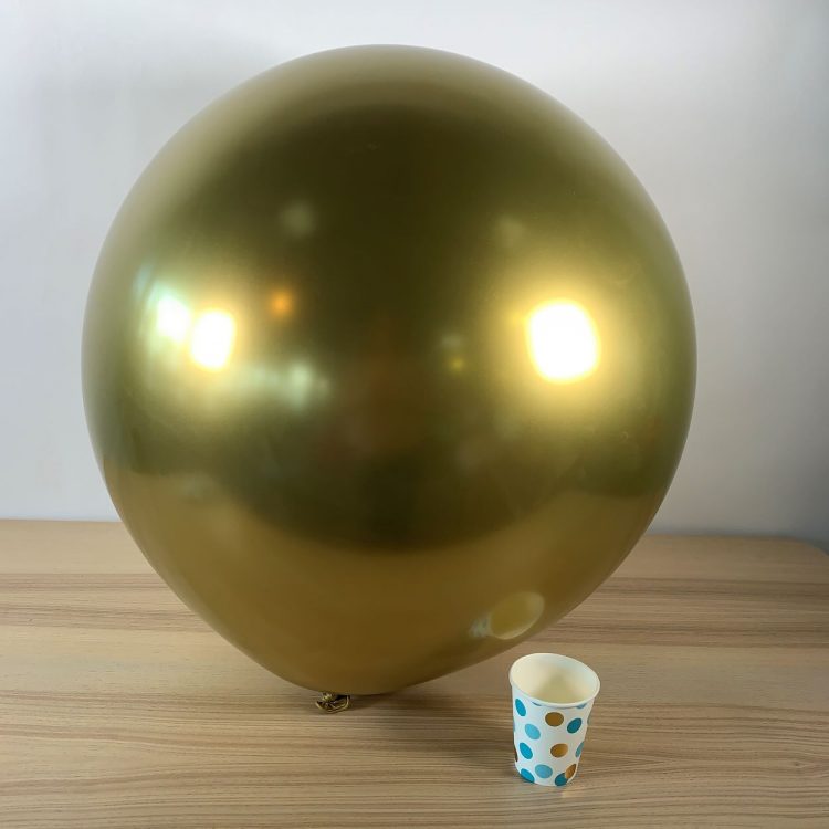Ballon géant 60cm Or Brillant