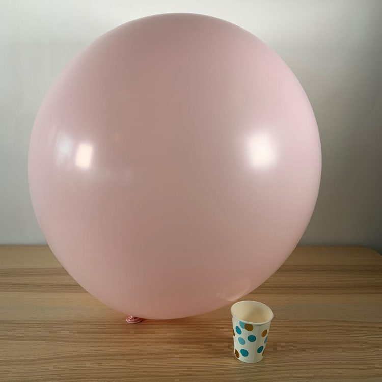 Ballon géant 60cm Pastel Rose Bébé