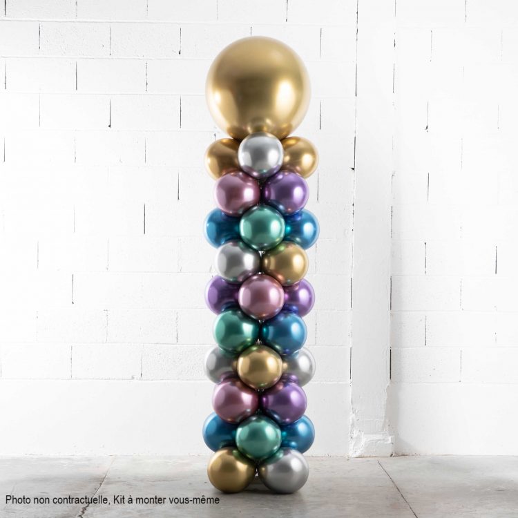 kit ballons chrome