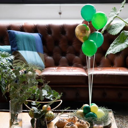 Bouquet de ballons livré gonflé à l'air